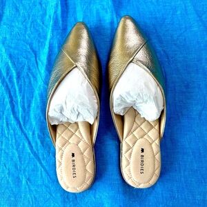 Brand New Birdies - The Swan Mule - Gold - 7